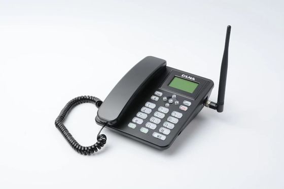 شراء هاتف مكتبي لاسلكي GSM ثنائي ثابت ، هاتف مكتبي GSM بهوائي TNC online manufacture