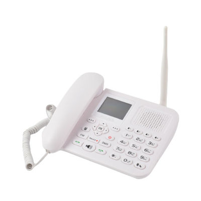 GSM 2G هاتف أرضي منزلي 2000 مللي أمبير / ساعة هاتف لاسلكي ثابت خفيف صغير انخفاض معدل انخفاض المكالمات